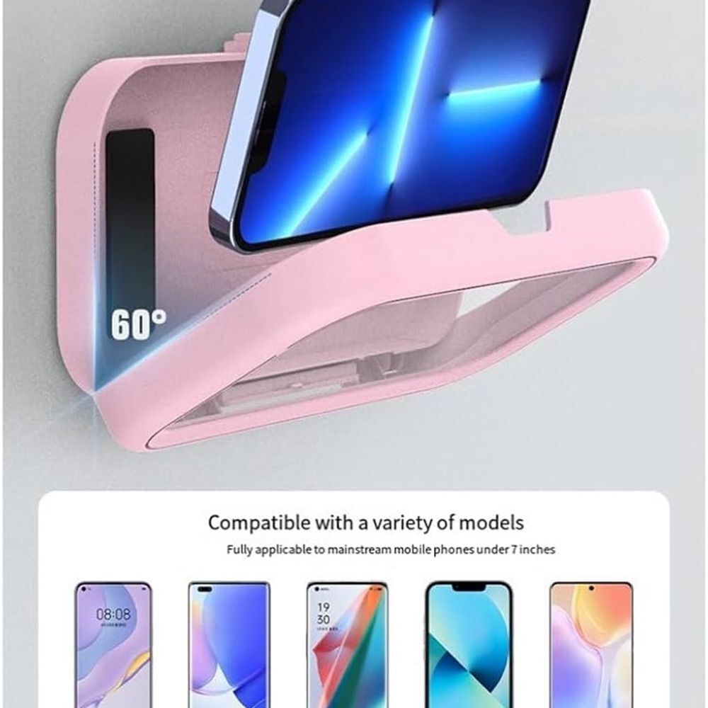 COPY - Pink Waterproof 360° Rotation Shower Phone Holder